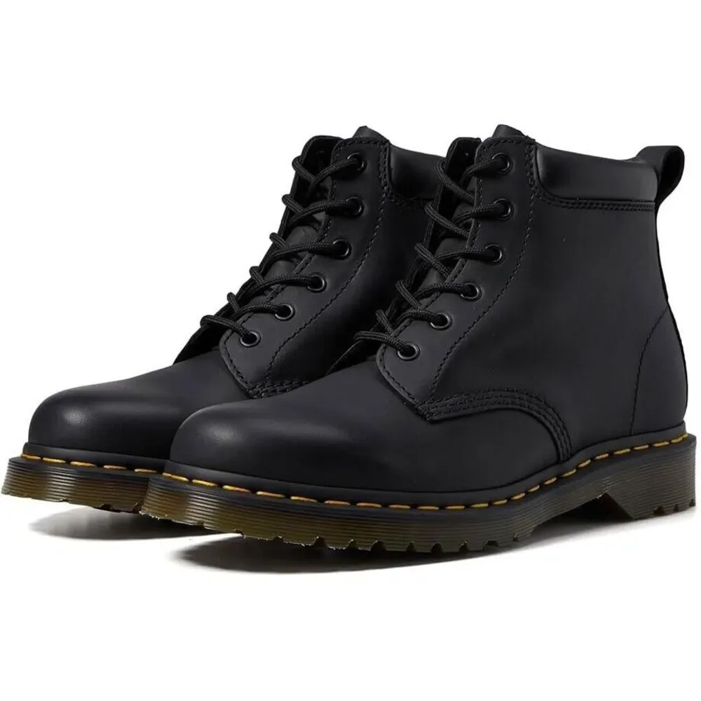 Dr. Martens 939 Ben Boots Men's US 14 Black Leather Round Toe Ankle ZPO2082